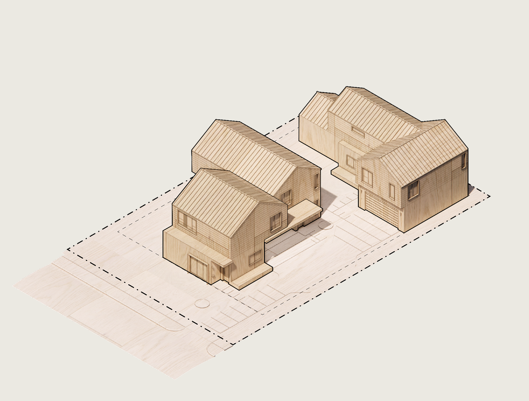 House plan from outside